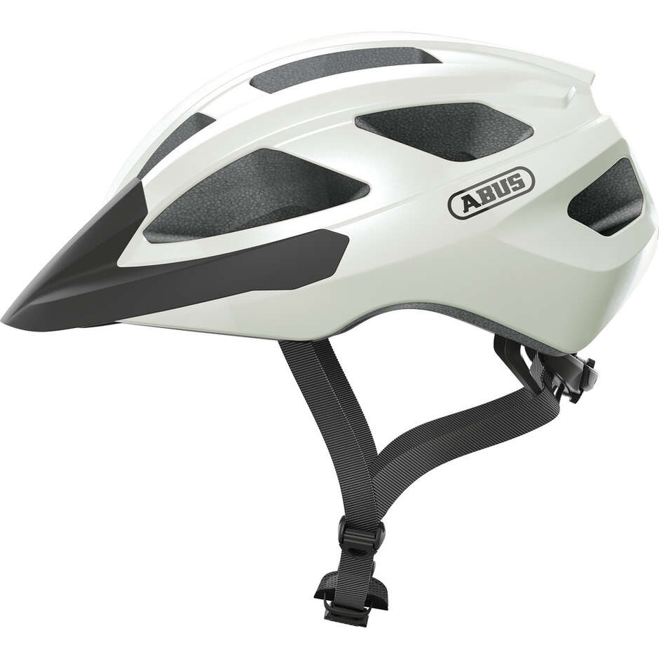 Abus Road Bike Helmet MACATOR Pearl White