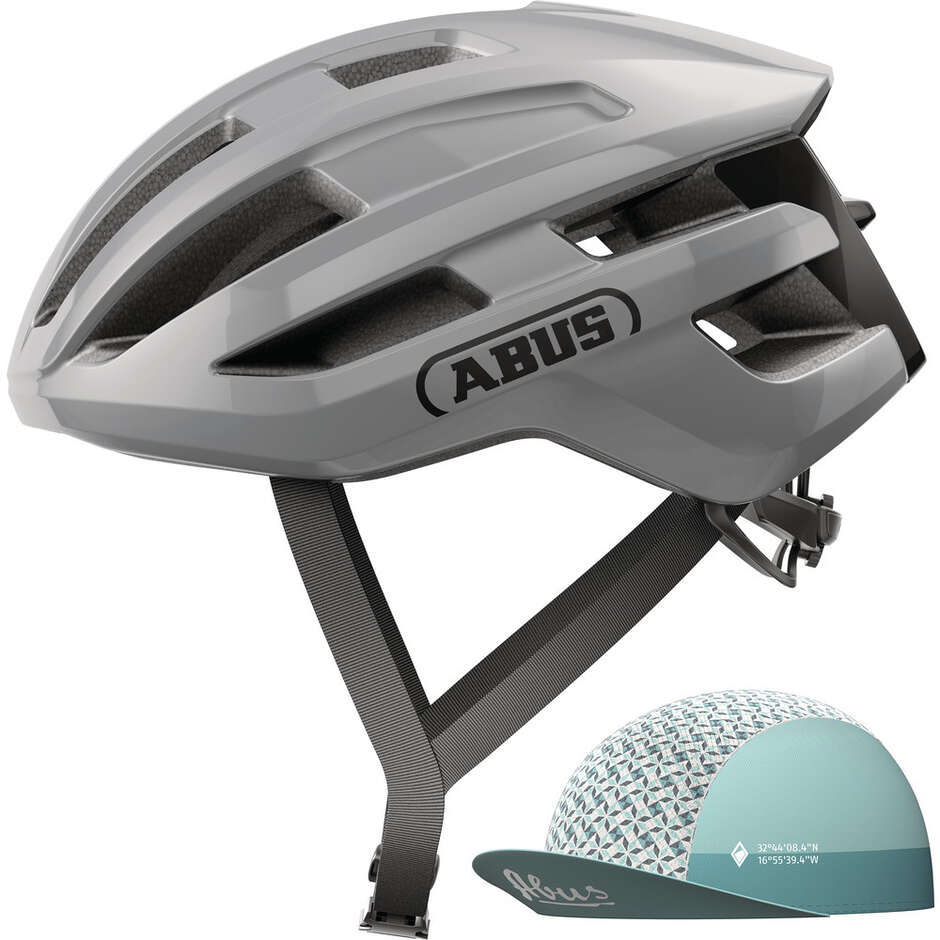 Abus Road Bike Helmet POWERDOME ACE Race Grey