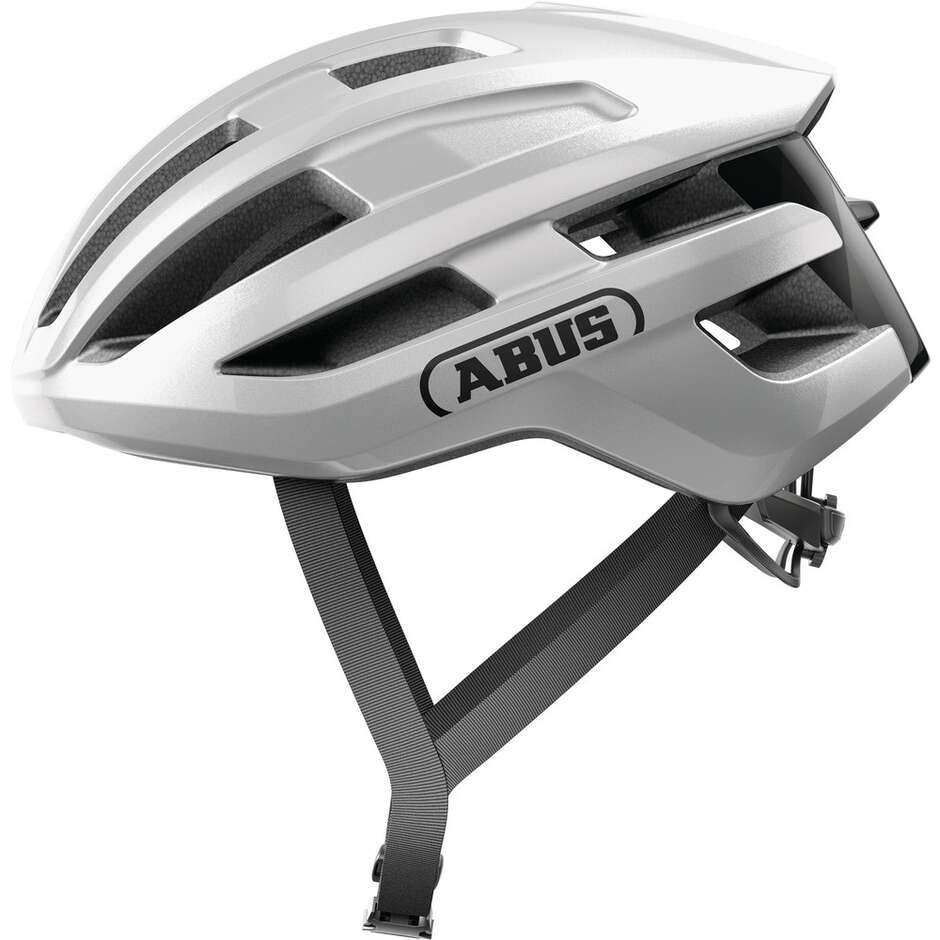 Abus Road Bike Helmet POWERDOME Gleam Silver