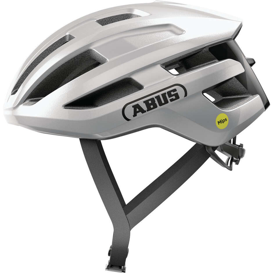Abus Road Bike Helmet POWERDOME MIPS Gleam Silver