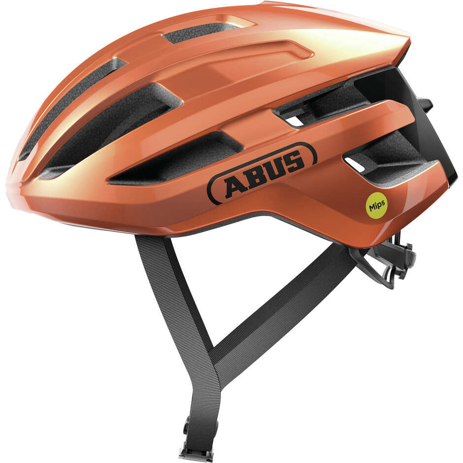 Abus Road Bike Helmet POWERDOME MIPS Goldfish Orange