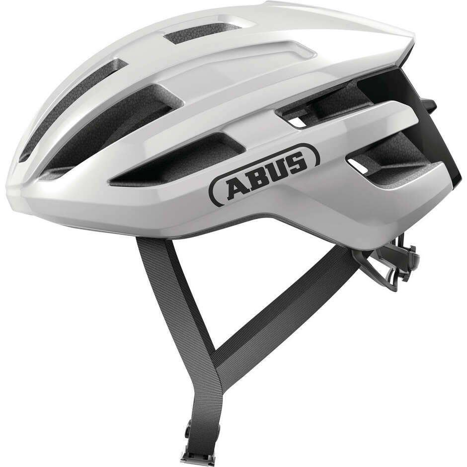 Abus Road Bike Helmet POWERDOME Shiny White