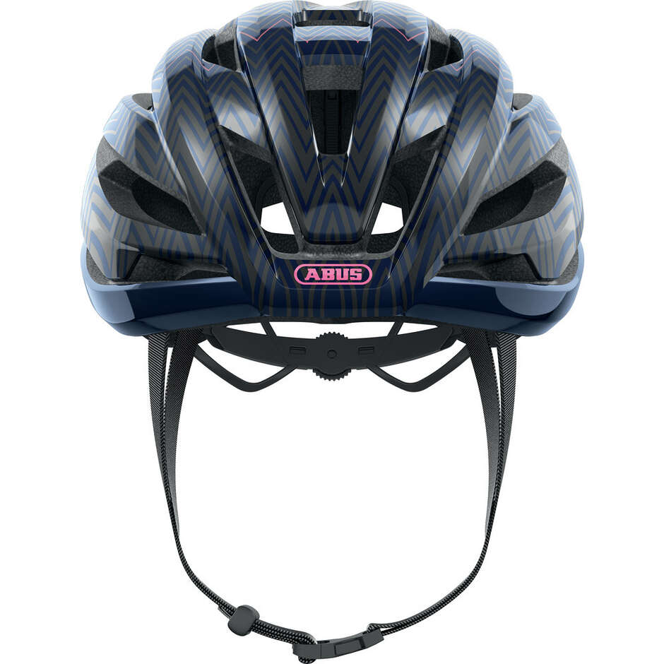 Abus Road Bike Helmet STORMCHASER Zigzag Blue