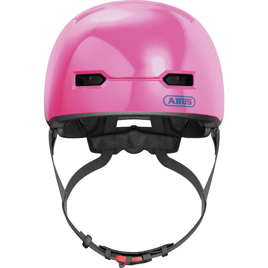 Abus SKURB KID Child Bike Helmet Blue Shiny Pink
