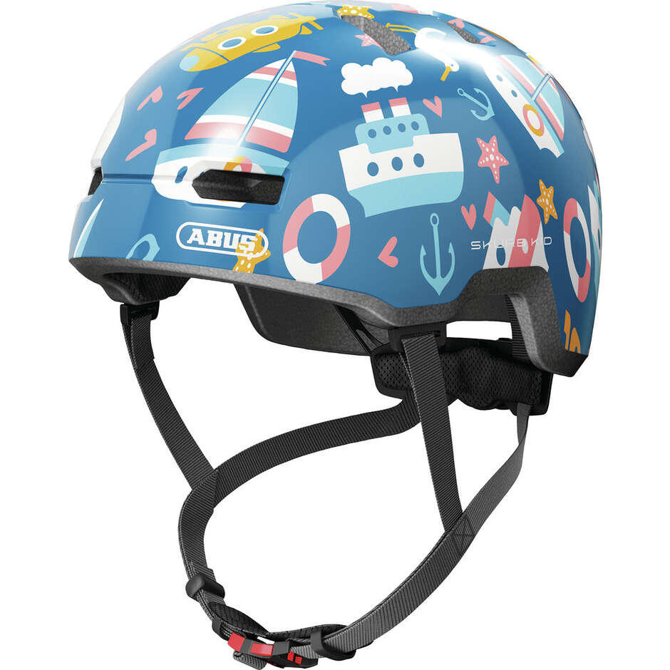 Abus SKURB KID Children's Bike Helmet Blue Sailor