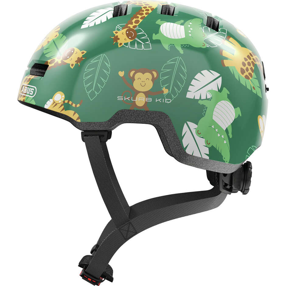 Abus SKURB KID Green Jungle Child Bike Helmet
