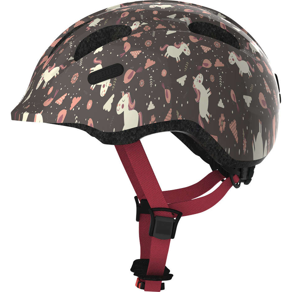 Abus Smiley 2.0 Rose Horse Children's Bicycle Helmet