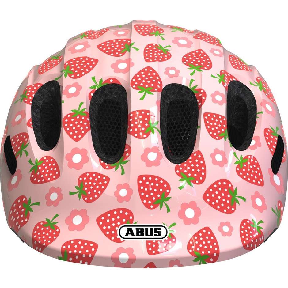 Abus Smiley 2.1 Kid's Bicycle Helmet Pink Strawberry