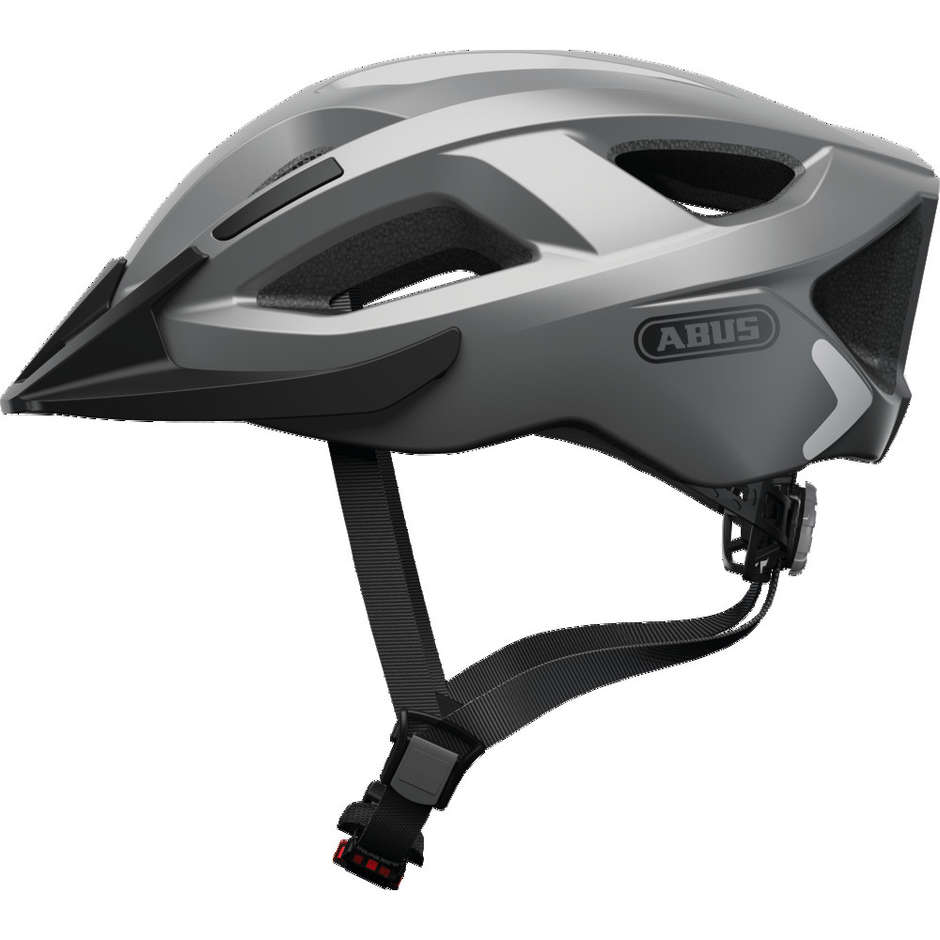 Abus Sportivo Aduro 2.0 Glare Silver Bicycle Helmet