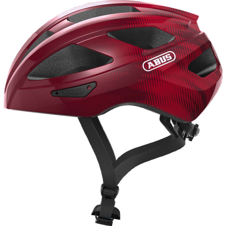 Abus Strada All Round Macator Bicycle Helmet Bordeaux Red