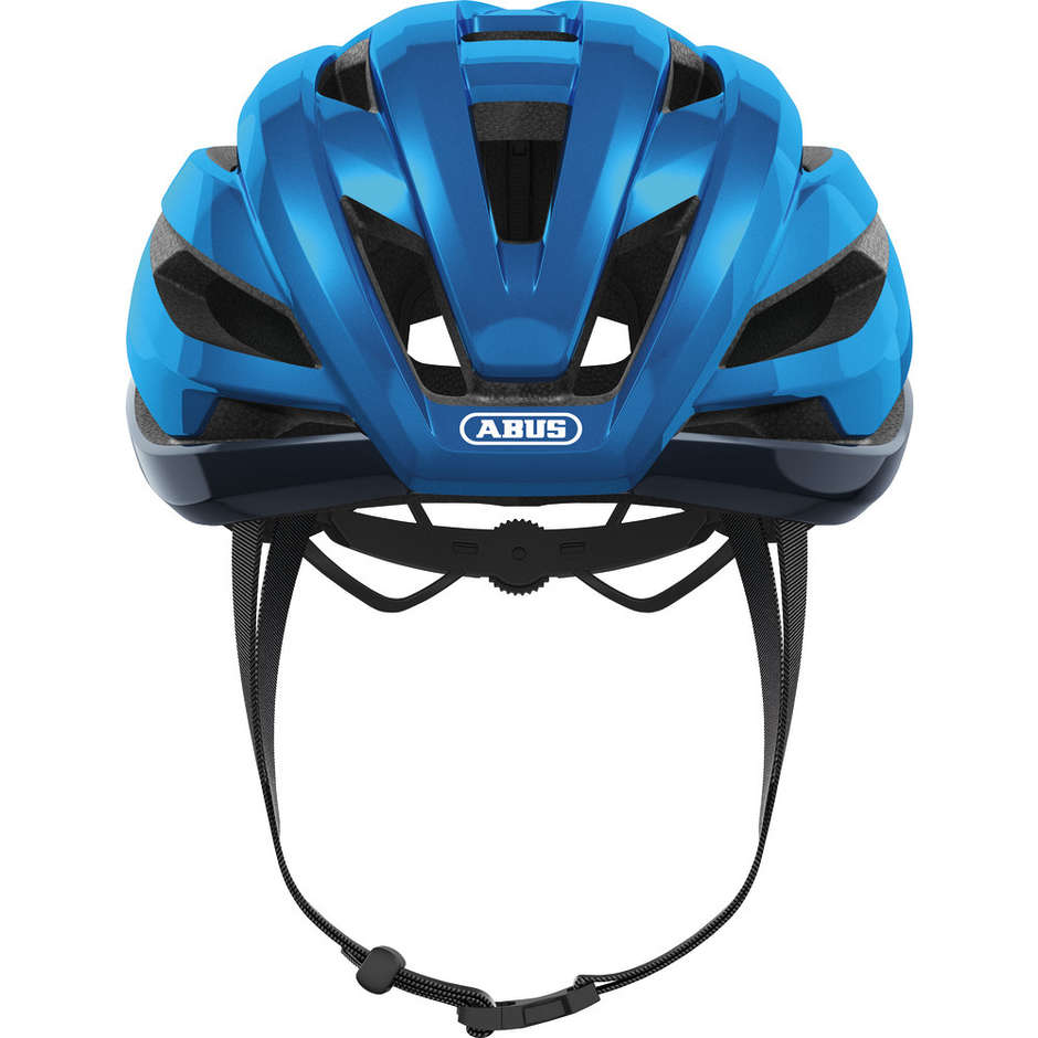 Abus Strada Storm Chaser Bike Helmet Chrome Blue