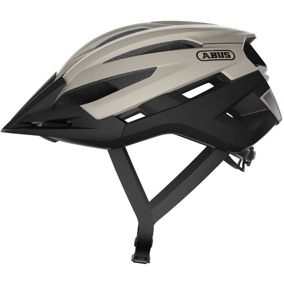 Abus Strada STORMCHASER Schwarz Beige Fahrradhelm