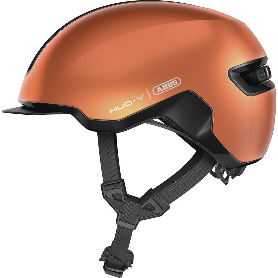Abus Urban HUD-Y Goldfish Orange Bike Helmet