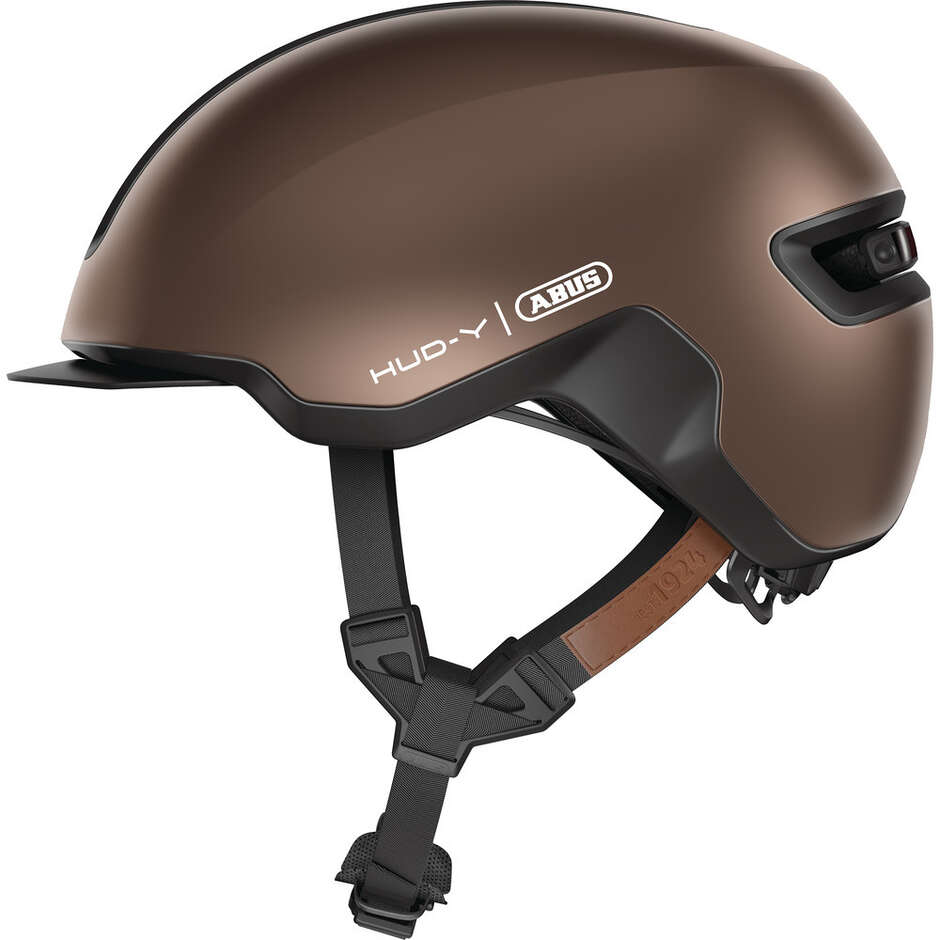 Abus Urban HUD-Y Metallic Copper Bike Helmet