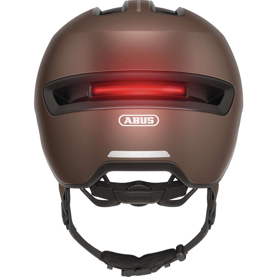 Abus Urban HUD-Y Metallic Copper Bike Helmet