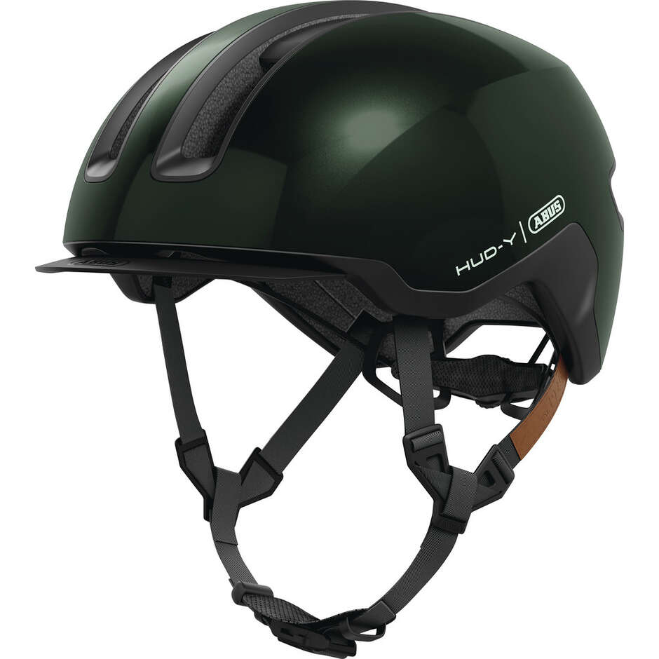 Abus Urban HUD-Y Moss Green Bike Helmet