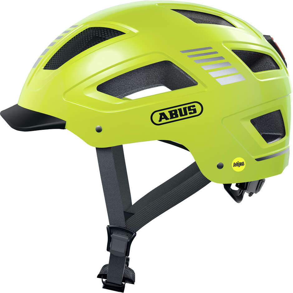 Abus Urban HYBAN 2.0 MIPS Signal Yellow Bike Helmet