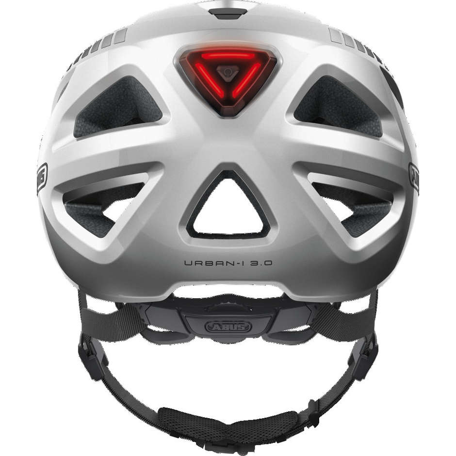 Abus Urban-I 3.0 Signal Bicycle Helmet Silver Silver