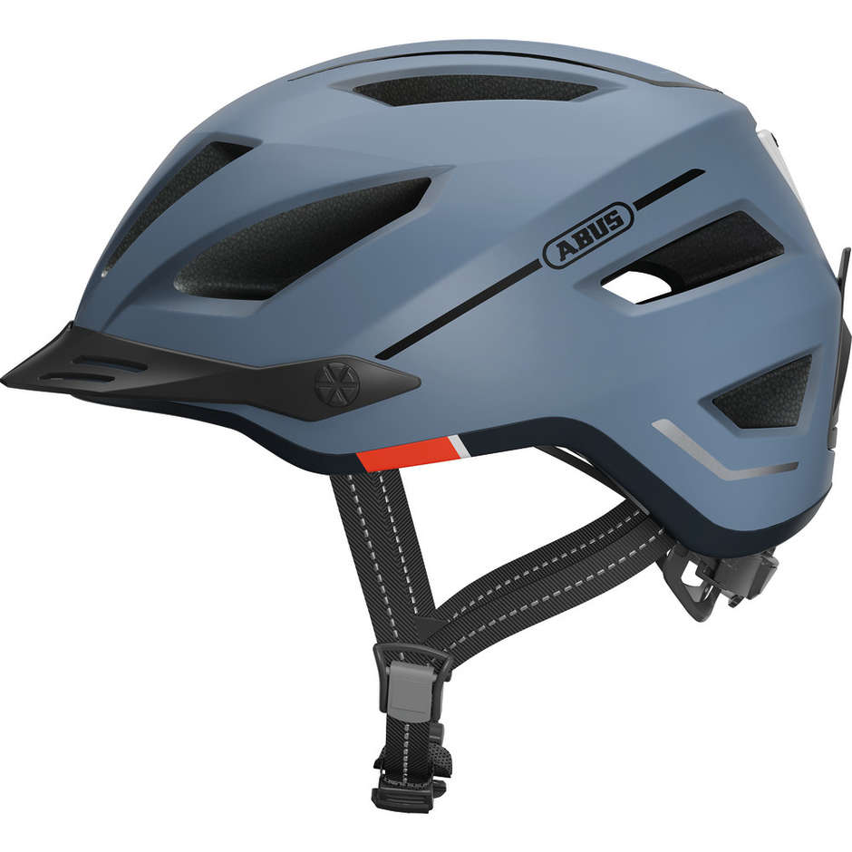 Abus Urban Pedelec 2.0 Bike Helmet With Glacer Blue Rear Led