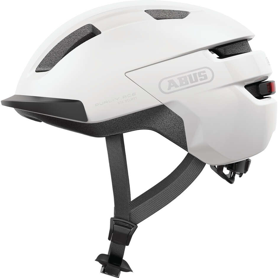Abus Urban PURL-Y ACE Polar White Bike Helmet