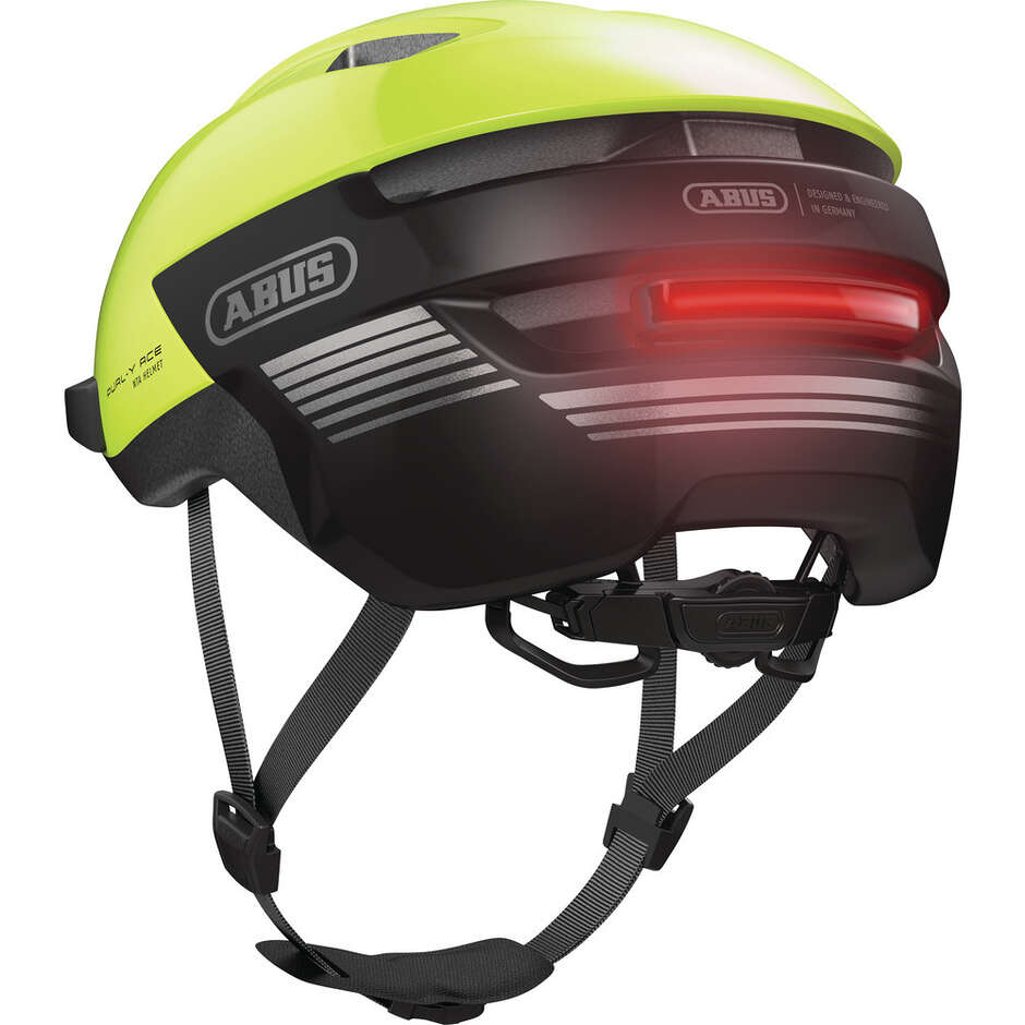 Abus Urban PURL-Y ACE Signal Yellow Bike Helmet