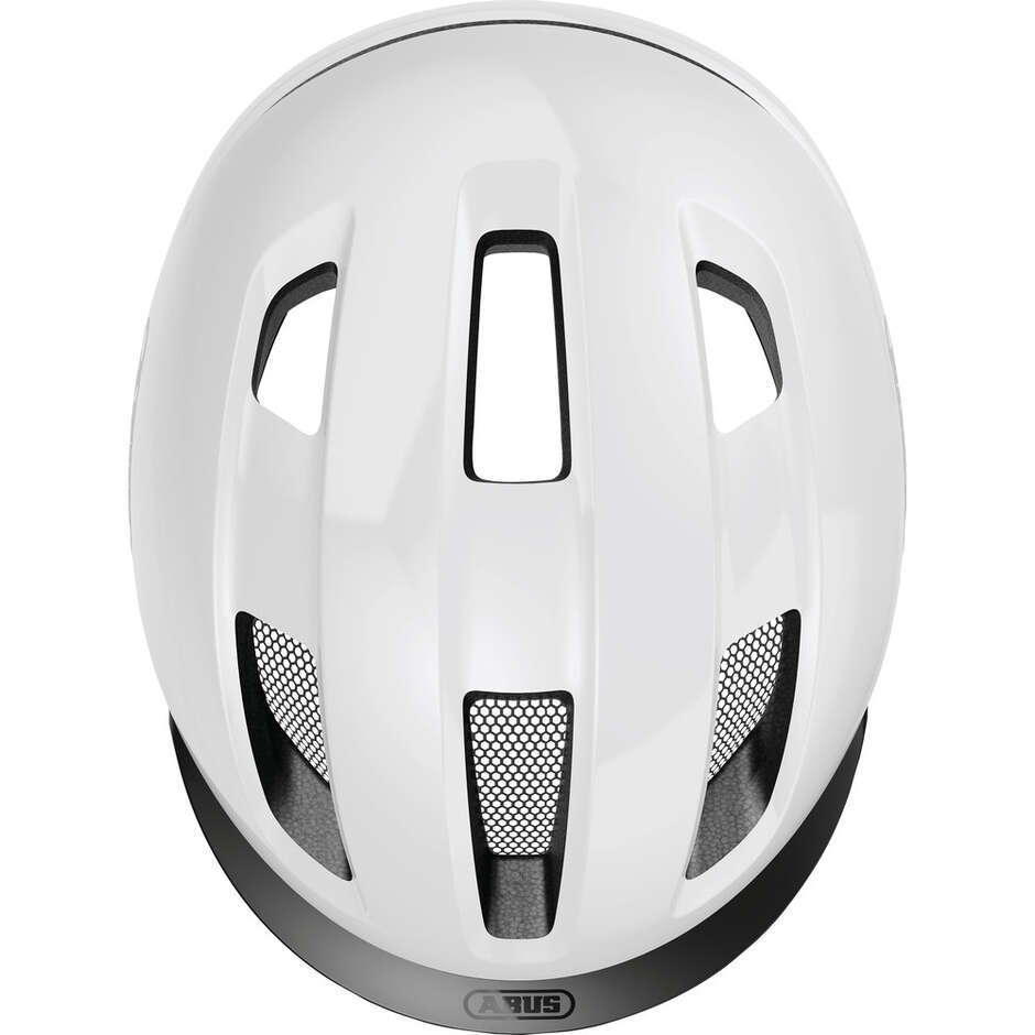 Abus Urban PURL-Y Shiny White Bike Helmet