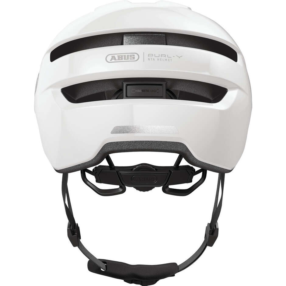 Abus Urban PURL-Y Shiny White Bike Helmet