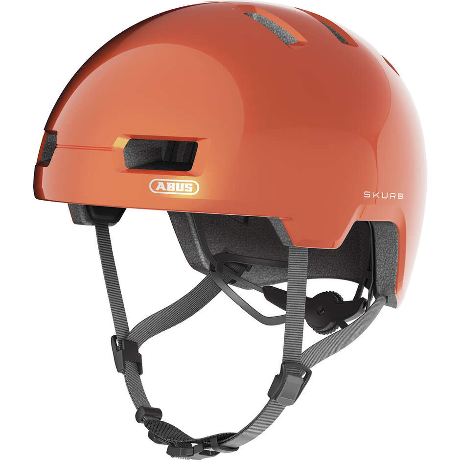 Abus Urban SKURB Bike Helmet Goldfish Orange