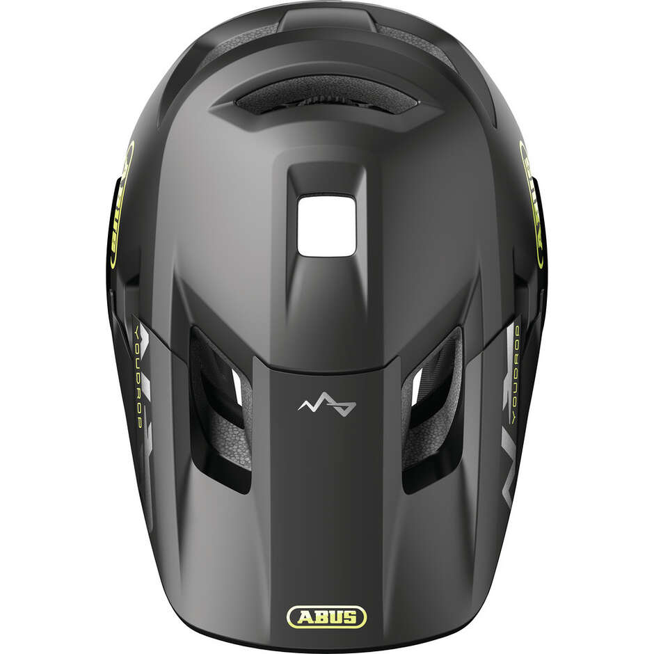 Abus YOUDROOP FF Child MTB Bike Helmet Black