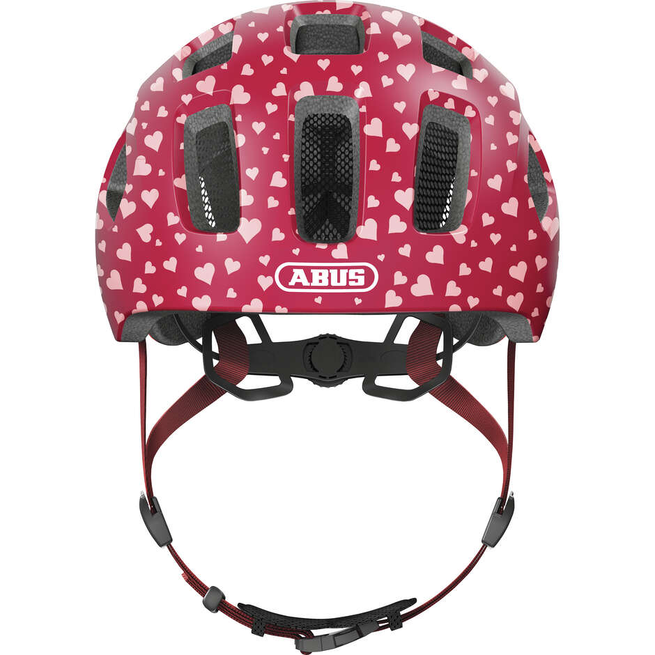 Abus YOUN-I 2.0 Children's Bike Helmet Cherry Heart