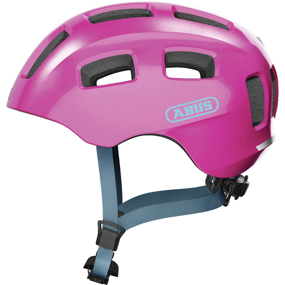 Abus YOUN-I 2.0 Sparkling Pink Children's Bike Helmet