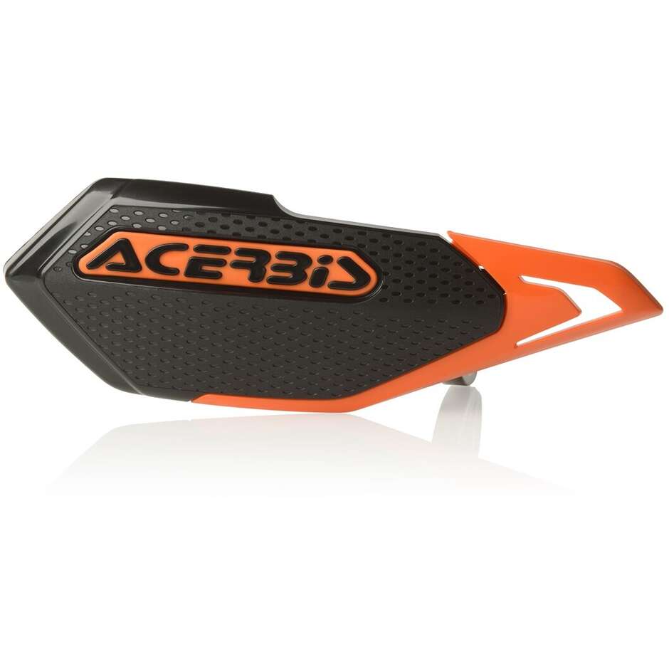 Acebis X-ELITE Cross Enduro Moto Handprotektoren Schwarz Orange