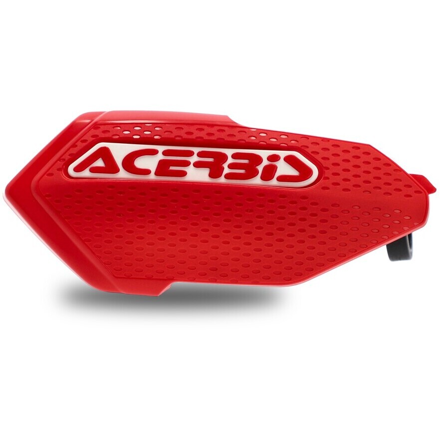 Acebis X-ELITE Rot Weiß Moto Cross Enduro Handschützer
