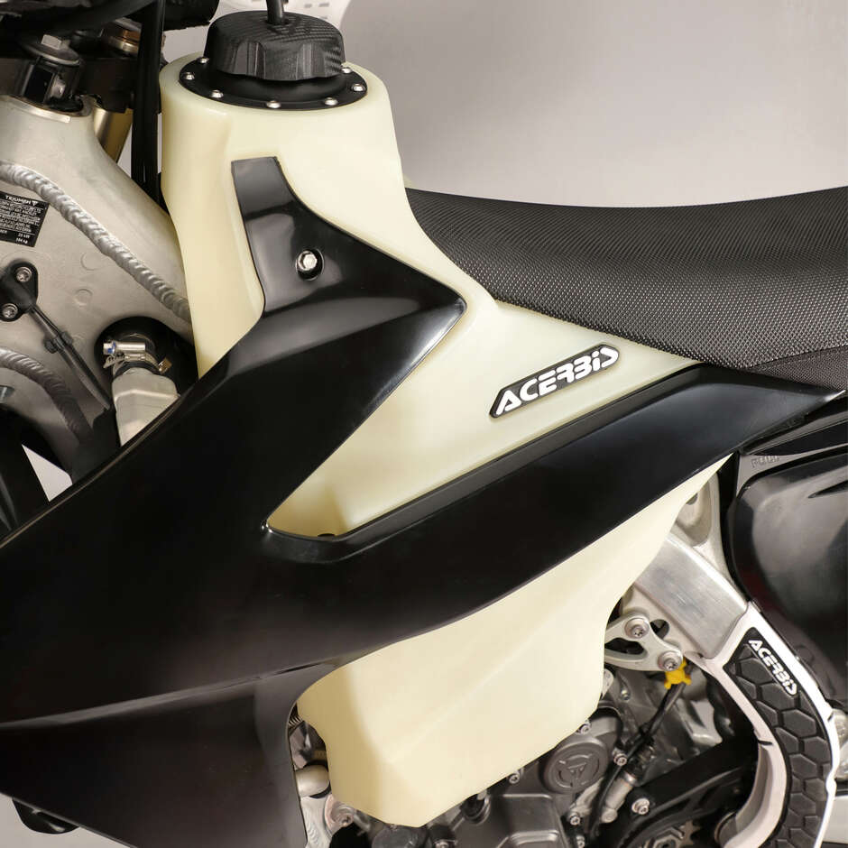 Acerbis 12L Motorcycle Fuel Tank for TRIUMPH TF 250 X (2024-2027); TF 250-E (2026-2027) and other models (Clear)