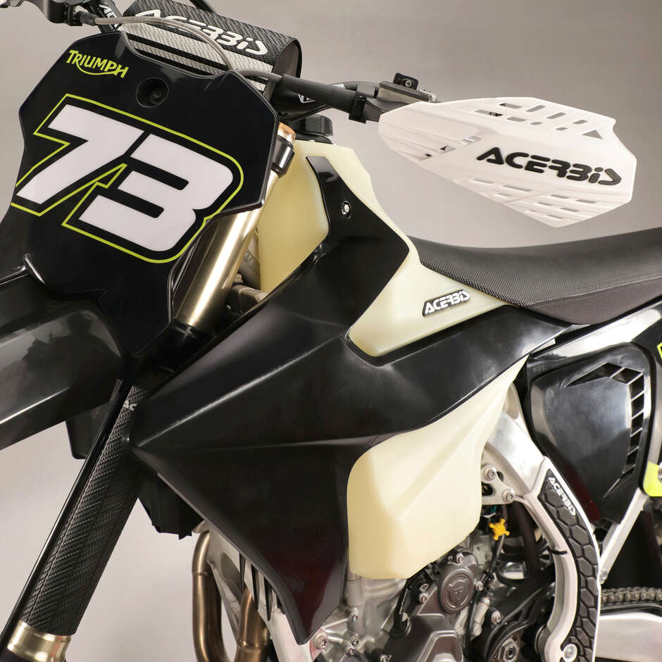 Acerbis 12L Motorcycle Fuel Tank for TRIUMPH TF 250 X (2024-2027); TF 250-E (2026-2027) and other models (Clear)
