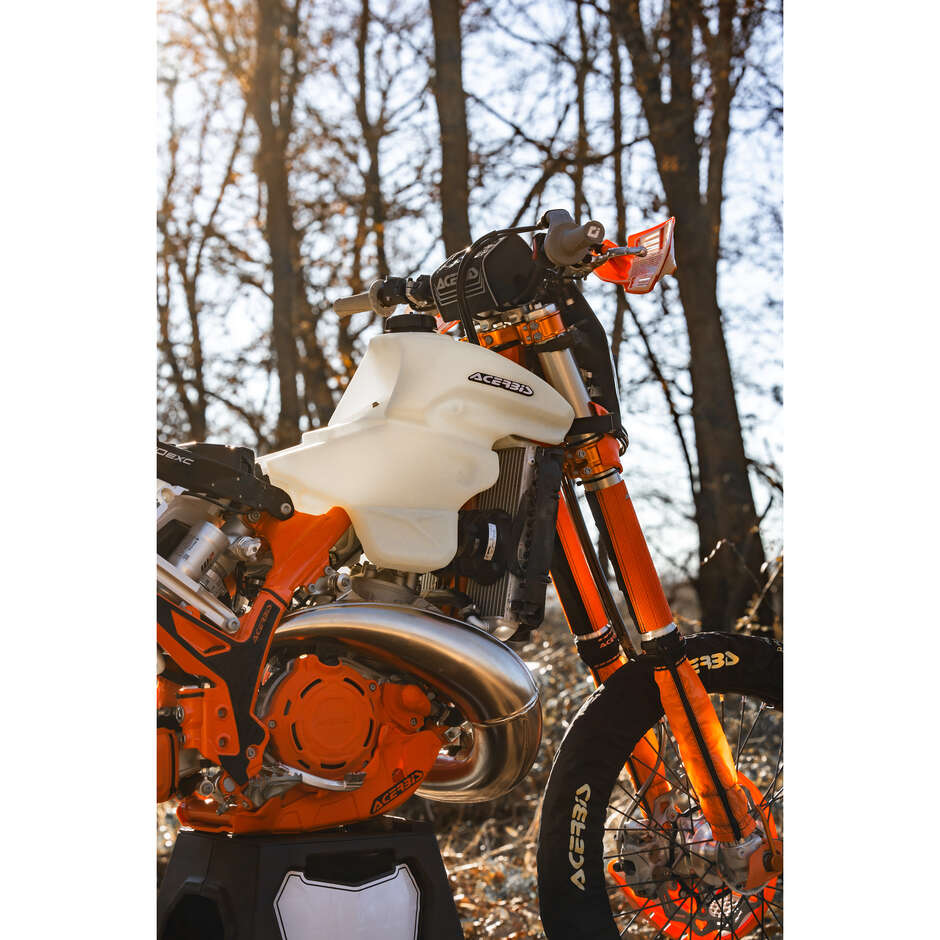 Acerbis 15L Motorrad-Kraftstofftank für KTM EXC 150 / EXC 250 (2024-2025) und andere Modelle (Transparent)