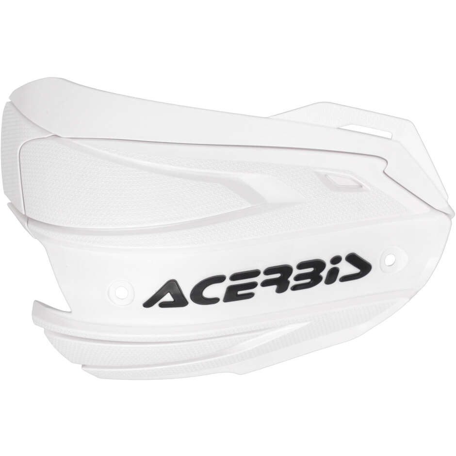 Acerbis ADV TYPE D handguards for YAMAHA Tenere 700 (2024-2026) and other models (White/Black)