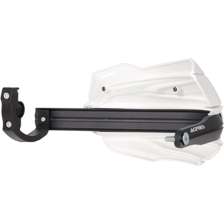 Acerbis ADV TYPE D handguards for YAMAHA Tenere 700 (2024-2026) and other models (White/Black)