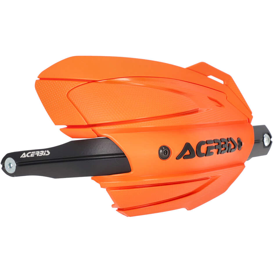 Acerbis ADV TYPE D Handschützer für YAMAHA Tenere 700 (2024-2026) und andere Modelle (Orange/Schwarz)