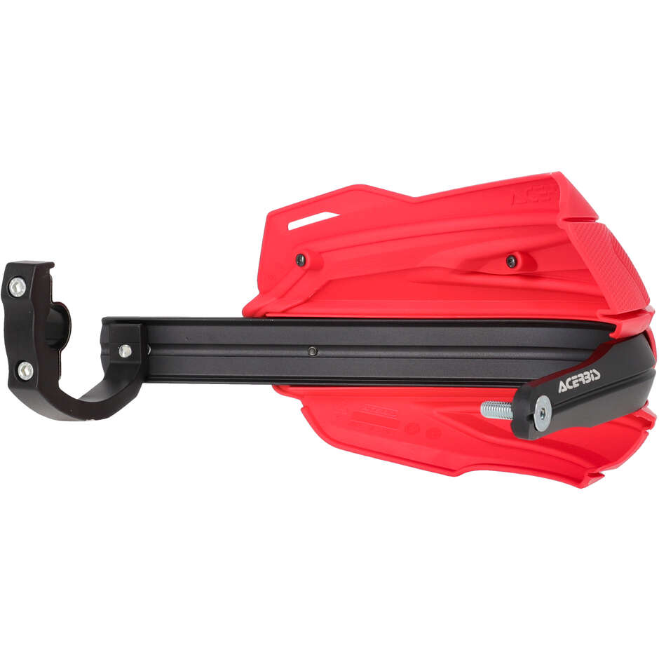 Acerbis ADV TYPE D Handschützer für YAMAHA Tenere 700 (2024-2026) und andere Modelle (Rot/Schwarz)