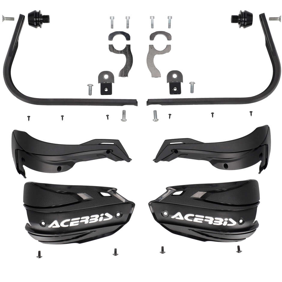 Acerbis ADV TYPE F Handschützer für HONDA Africa Twin 1100 L (Schwarz/Weiß)