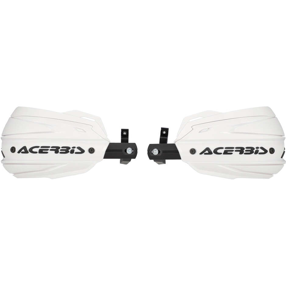 Acerbis ADV TYPE G Handprotektoren für KTM 125 ENDURO R (2025-2026) und andere Modelle (Weiß/Schwarz)