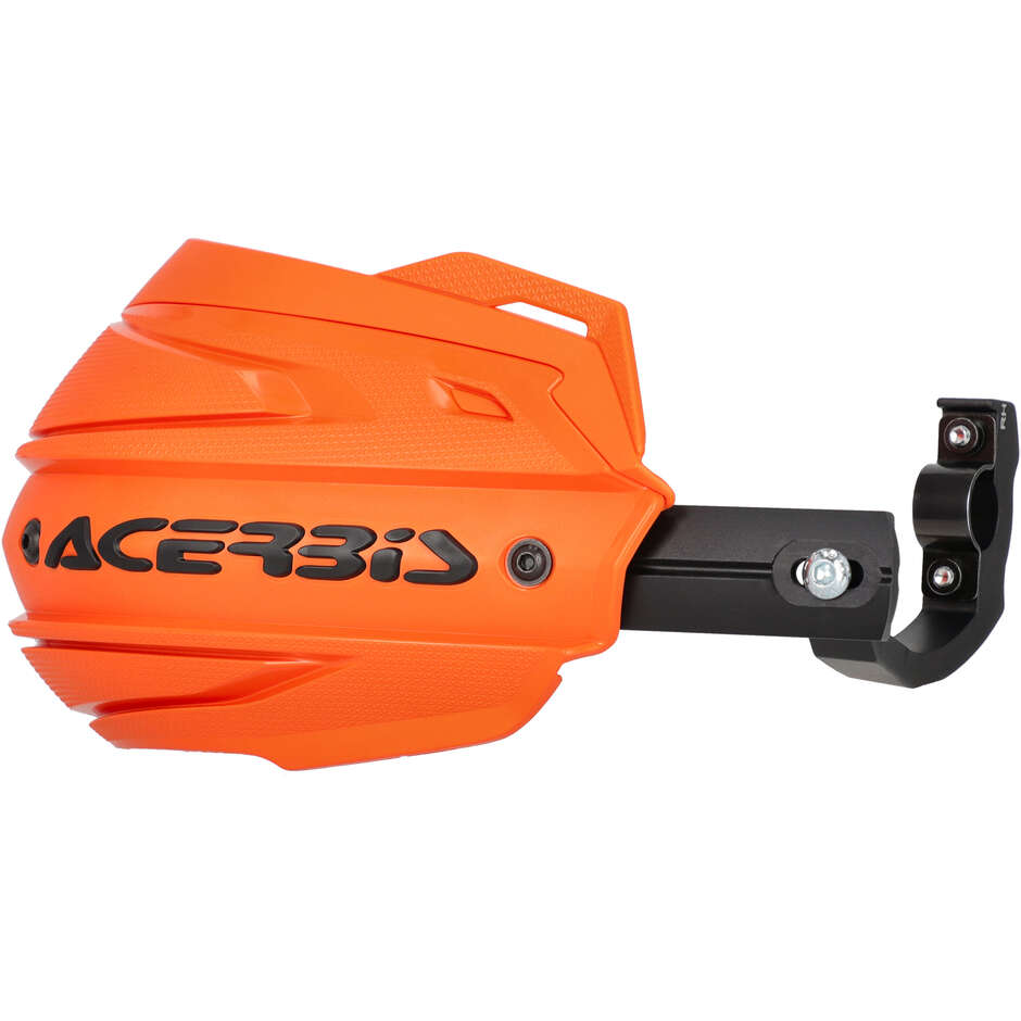 Acerbis ADV TYPE L handguards for SUZUKI V-Strom 800 DE (2023-2026) (Orange/Black)