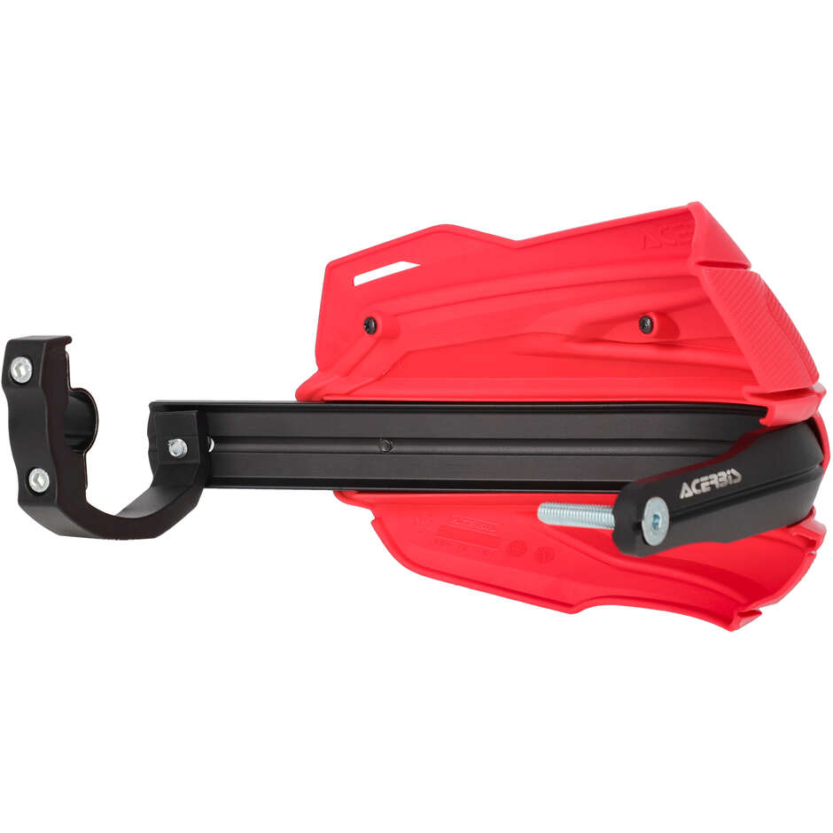 Acerbis ADV TYPE M Handschützer für VOGE Valico 300 RALLY (2024-2025) und andere Modelle (Rot/Schwarz)