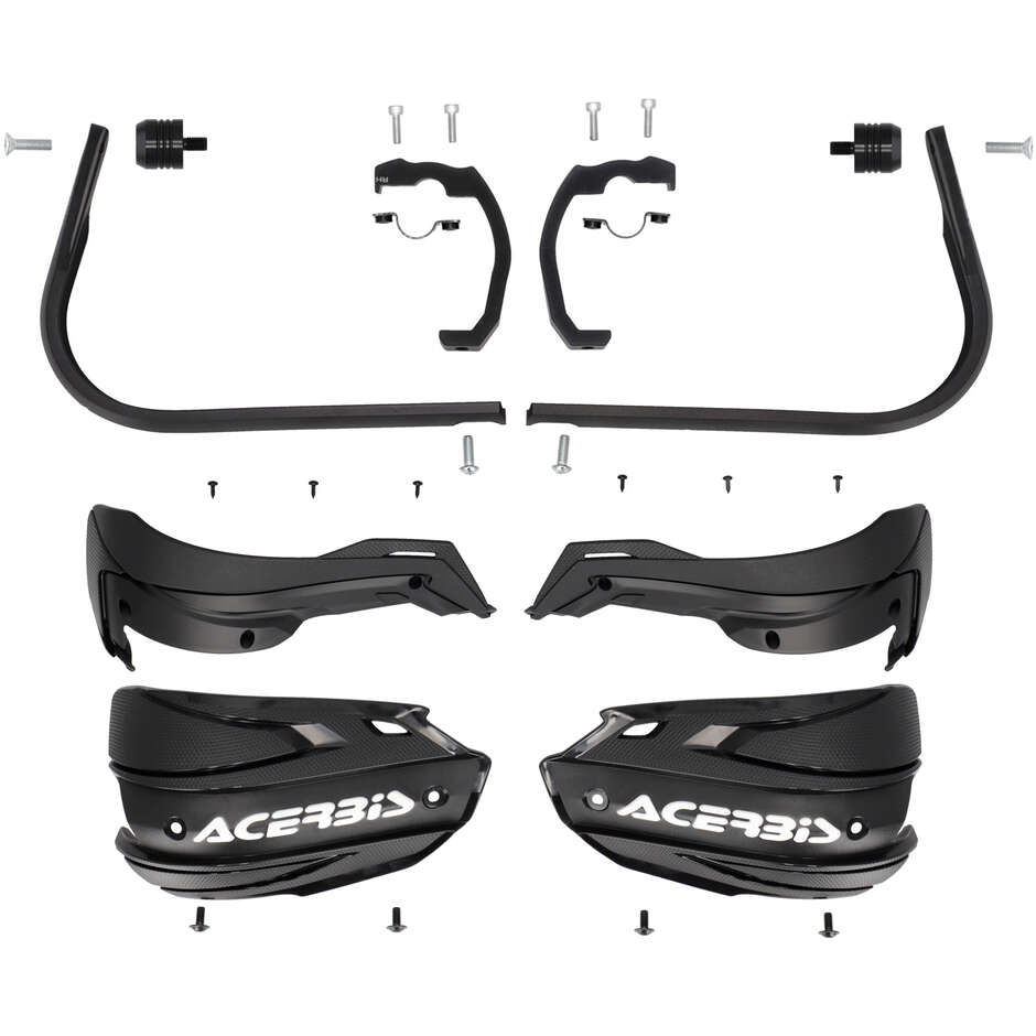 Acerbis ADV TYPE N Handschützer für KOVE 510 X / 800 X-Pro (2024-2026) (Schwarz/Weiß)