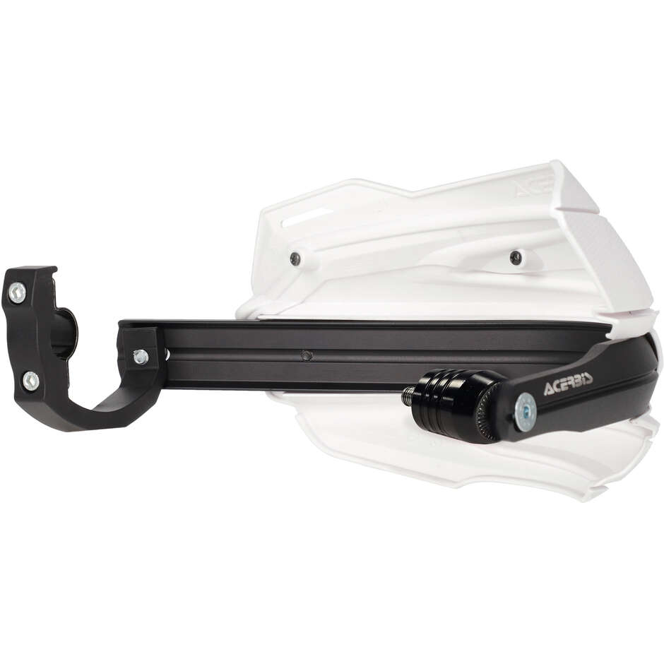 Acerbis ADV TYPE O Handguards for SUZUKI DR-Z4S / DR-Z4SM (2025-2026) (White/Black)