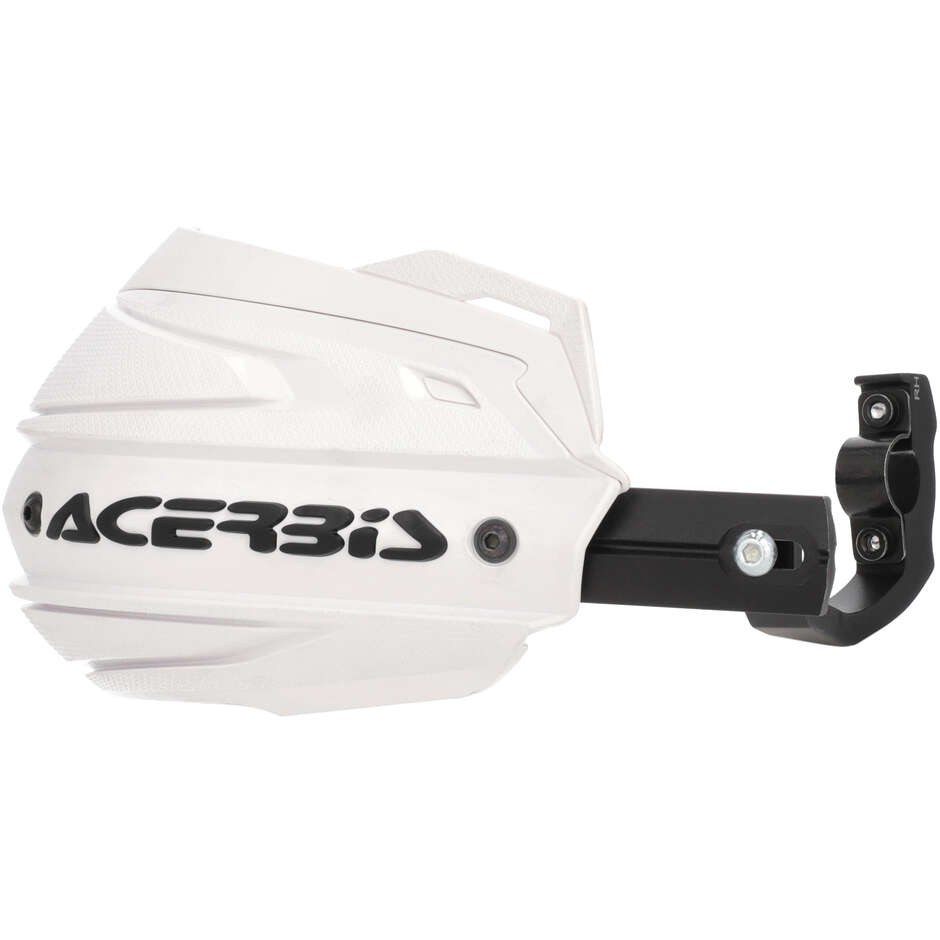 Acerbis ADV TYPE P Handguards for CFMOTO 450 MT (2024-2026) and other models (White/Black)