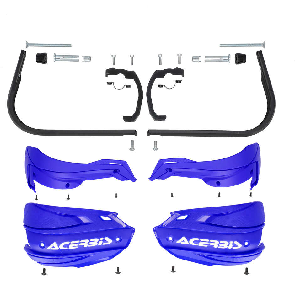 Acerbis ADV TYPE P Handschützer für CFMOTO 450 MT (2024-2026) und andere Modelle (Blau/Weiß)