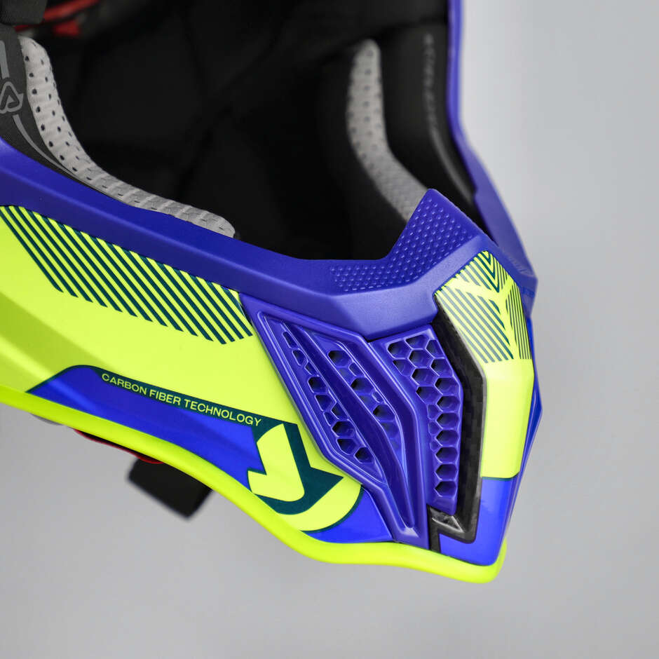 Acerbis AIRSTRIKE-C Blue Yellow Cross Enduro Motorradhelm