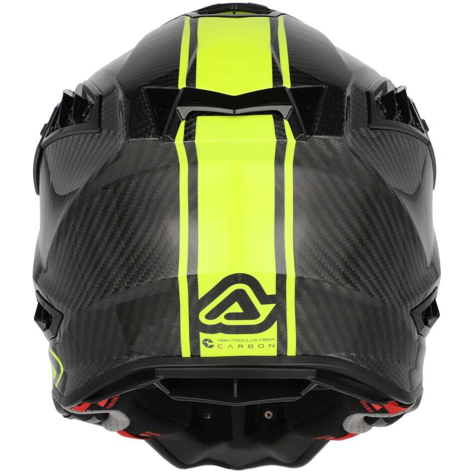 Acerbis AIRSTRIKE-C Cross Enduro Motorcycle Helmet Black Fluorescent Yellow